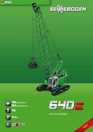Raupenkrane-GA Sennebogen 640E