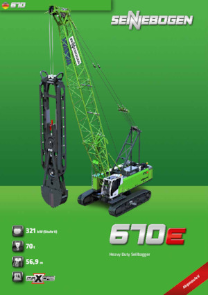 Raupenkrane-GA Sennebogen 670E