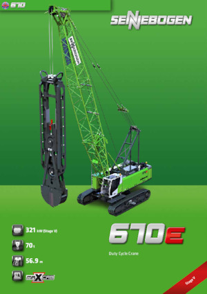 Raupenkrane-GA Sennebogen 670E