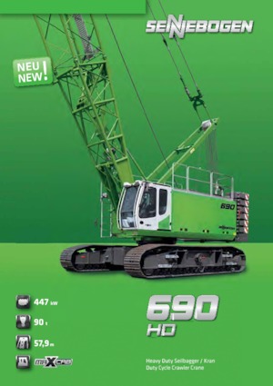 Raupenkrane-GA Sennebogen 690 HD