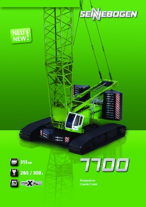 Raupenkrane-GA Sennebogen 7700