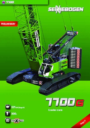 Raupenkrane-GA Sennebogen 7700G