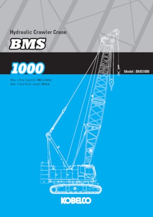 Raupenkrane-GA Kobelco BMS1000