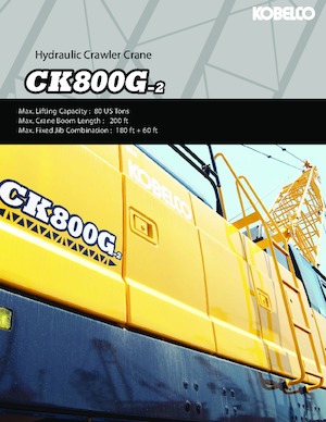 Raupenkrane-GA Kobelco CK800G-2