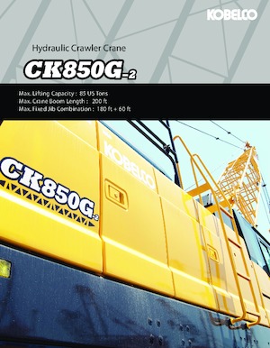 Raupenkrane-GA Kobelco CK850G-2