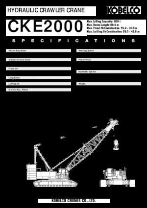 Raupenkrane-GA Kobelco CKE 2000