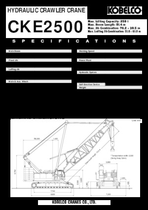 Raupenkrane-GA Kobelco CKE 2500