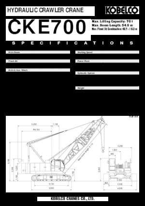 Raupenkrane-GA Kobelco CKE 700