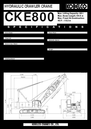 Raupenkrane-GA Kobelco CKE 800