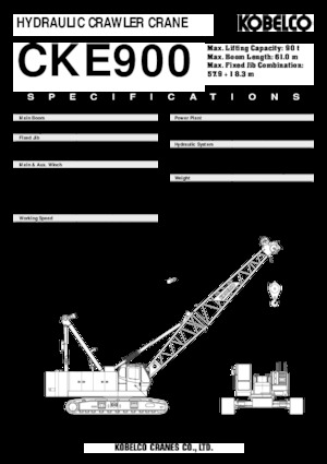 Raupenkrane-GA Kobelco CKE 900