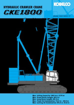 Raupenkrane-GA Kobelco CKE1800