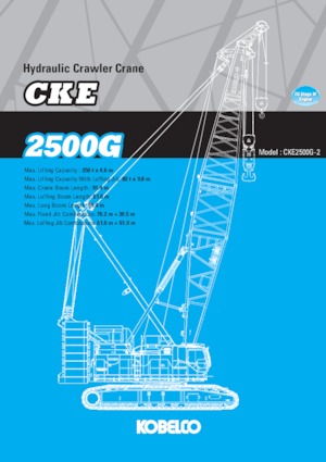 Raupenkrane-GA Kobelco CKE2500G