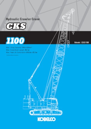 Raupenkrane-GA Kobelco CKS1100