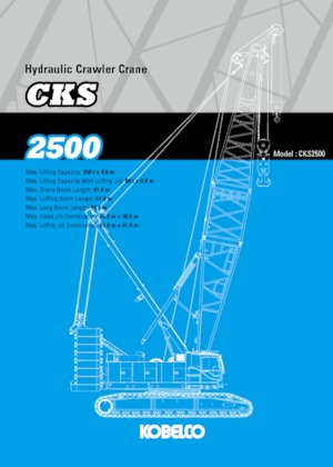Raupenkrane-GA Kobelco CKS2500