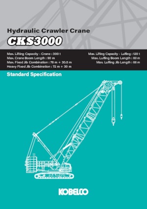 Raupenkrane-GA Kobelco CKS3000