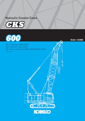 Raupenkrane-GA Kobelco CKS600