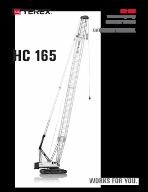 Raupenkrane-GA TEREX CRANES HC 165