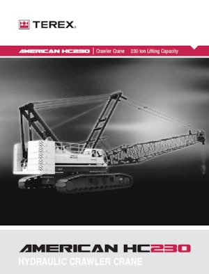 Raupenkrane-GA TEREX CRANES HC 230