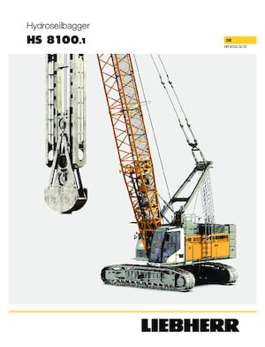 Raupenkrane-GA Liebherr HS 8100.1 