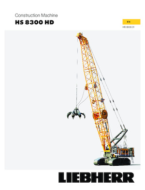 Raupenkrane-GA Liebherr HS 8300.1