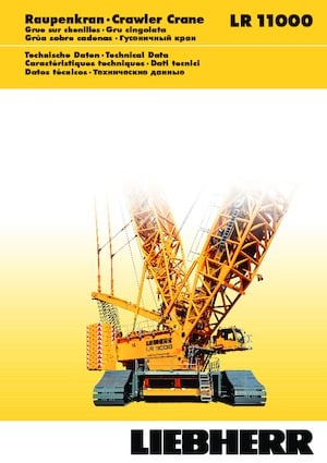 Raupenkrane-GA Liebherr LR 11000
