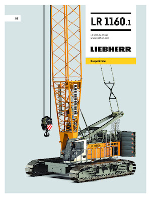 Raupenkrane-GA Liebherr LR 1160.1