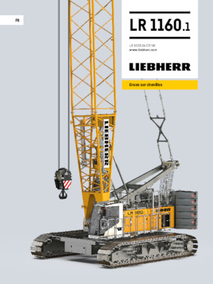 Raupenkrane-GA Liebherr LR 1160.1