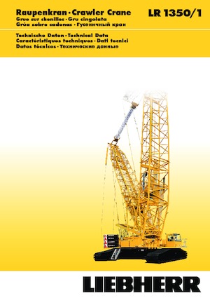 Raupenkrane-GA Liebherr LR 1350/1