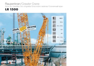 Raupenkrane-GA Liebherr LR 1500