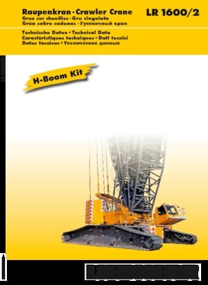 Raupenkrane-GA Liebherr LR 1600/2