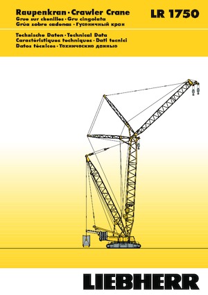 Raupenkrane-GA Liebherr LR 1750