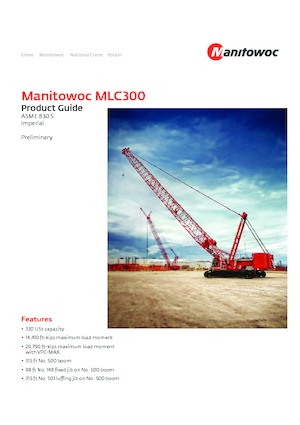 Raupenkrane-GA Manitowoc MLC300