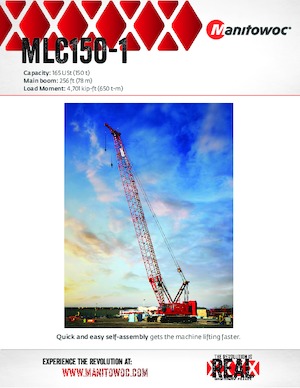 Raupenkrane-GA Manitowoc MLC150-1