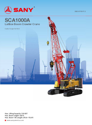 Raupenkrane-GA Sany SCA1000A