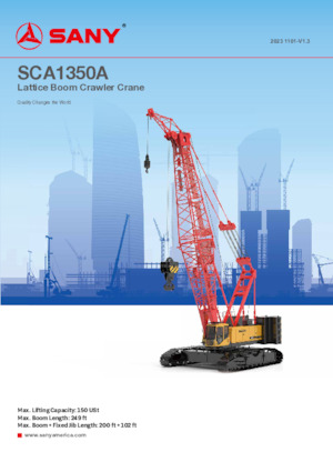 Raupenkrane-GA Sany SCA1350A