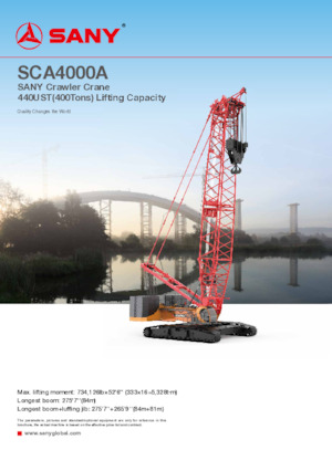 Raupenkrane-GA Sany SCA4000A