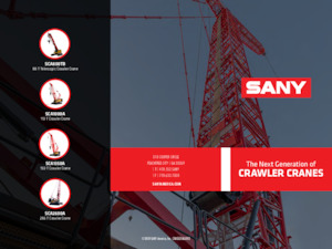 Raupenkrane-GA Sany SCA1350A