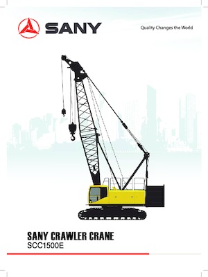 Raupenkrane-GA Sany SCC1500E