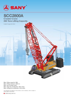 Raupenkrane-GA Sany SCC2800A