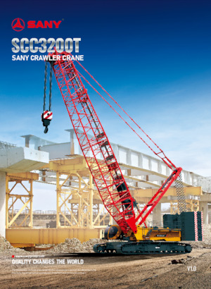 Raupenkrane-GA Sany SCC3200T