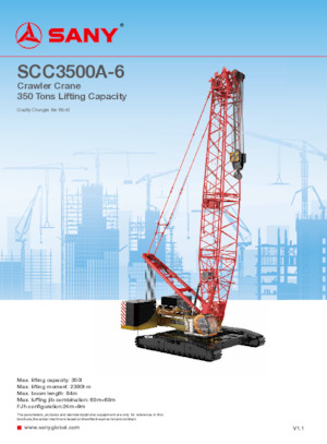 Raupenkrane-GA Sany SCC3500A-6