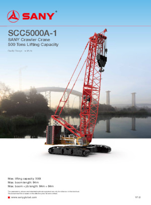 Raupenkrane-GA Sany SCC5000A-1