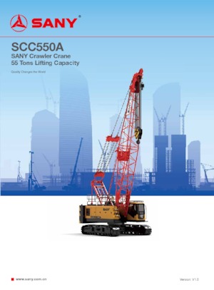 Raupenkrane-GA Sany SCC550A
