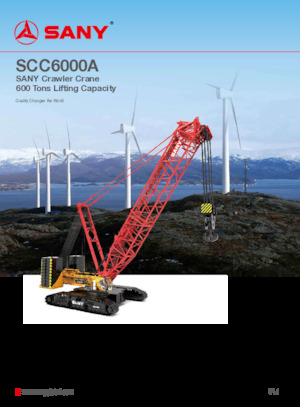 Raupenkrane-GA Sany SCC6000A