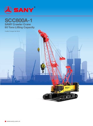 Raupenkrane-GA Sany SCC800A-1