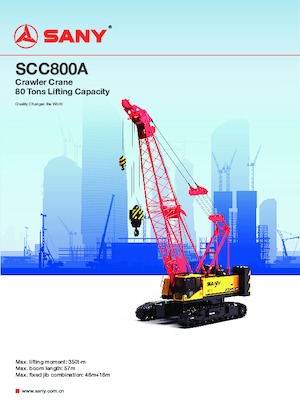 Raupenkrane-GA Sany SCC800A