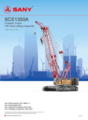 Raupenkrane-GA Sany SCE1350A