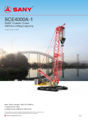 Raupenkrane-GA Sany SCE4000A-1