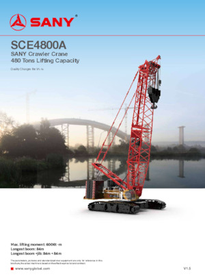 Raupenkrane-GA Sany SCE4800A
