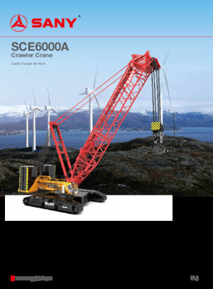 Raupenkrane-GA Sany SCE6000A